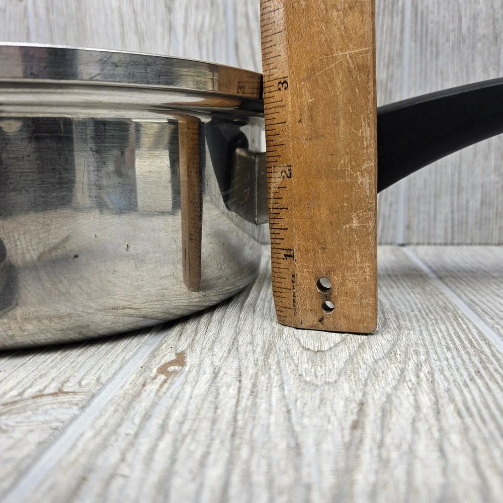 Seal-O-Matic Thermium Multi-Plex‎ Stainless Steel Saucepan with Lid Made in USA